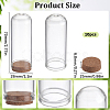 10Pcs Glass Dome Cloche Cover AJEW-SC0001-55C-2