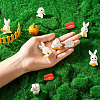 20Pcs 10 Styles Opaque Resin Pendants RESI-BT0001-27-8