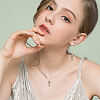 80Pcs Alloy Crystal Rhinestone Connector Charms ALRI-DC0001-04-6