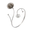 PincushionAlloy Arm Cuff Bangles for Girl Women LS-AJEW-A063-01B-P-4