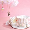 Mixed Shapes Alloy Enamel Pendants ENAM-SC0001-41-5