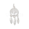 925 Sterling Silver Pendants STER-E071-03S-02-1