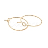 Ion Plating(IP) 316 Surgical Stainless Steel Hoop Earrings Findings X-STAS-D183-02G-01-2