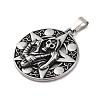 304 Stainless Steel Pendants LS-STAS-Q339-01A-AS-2