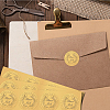 Plastic Self Adhesive Gold Foil Embossed Stickers DIY-WH0575-068-6