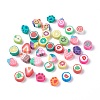 Handmade Polymer Clay Pendants and Beads CLAY-XCP0001-10-4