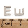 Tarnish Resistant 304 Stainless Steel Letter Charms LS-X-STAS-O072-E-3