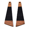 Opaque Resin & Walnut Wood Big Pendants RESI-TAC0017-51-A01-2