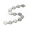304 Stainless Steel Flower Link Chains CHS-C004-04A-P-4