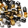 600Pcs 4 Colors Brass Crimp Beads KK-YW0001-52-3