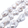 Natural Keshi Pearl Beads Strands PEAR-S020-V01-2