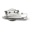 Iron Alligator Hair Clips Findings MAK-K021-02A-P-2