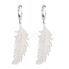 304 Stainless Steel Leverback Earrings X-EJEW-JE04419-2