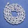 1Strand Electroplate Glass Faceted Teardrop Beads Strands X-EGLA-D015-12x8mm-01-3