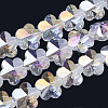 Electroplate Glass Beads EGLA-Q091-14mm-C19-1