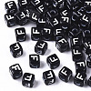 Opaque Acrylic Beads X-SACR-N002-01F-1