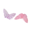 UV Plating & Luminous Transparent Acrylic Beads MACR-L007-20-2