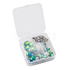 Electroplate Faceted Glass Pendants GLAA-TA0003-04-6
