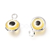 Handmade Evil Eye Lampwork Charms KK-F764-13P-05-2