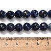 Natural Lapis Lazuli Beads Strands G-F820-Z01-8mm-5