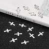 Tarnish Resistant Cross Stainless Steel Charms Pendants X-STAS-Q168-07-5