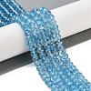 Natural Blue Topaz Beads Strands G-B088-D05-03-2
