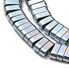 Electroplated Non-magnetic Synthetic Hematite Beads Strands G-C106-B02-03A-3