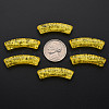 Transparent Crackle Acrylic Beads CACR-S009-001A-N81-4