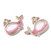 Alloy Resin Pendants RESI-R430-06D-LF-2