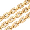 201 Stainless Steel Square Link Chains CHS-H118-17G-1