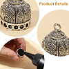 16Pcs Tibetan Style Zinc Alloy Pendant Bails FIND-CA0011-75A-4