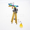 Iron Dragonfly Wind Chime Kit HJEW-TAC0008-02-2