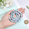 1 Strand Natural White Jade Bead Strands G-PA0002-63-3