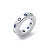 Brass Micro Pave Cubic Zirconia European Beads KK-K399-14P-3