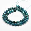 Natural Apatite Beads Strands G-F475-06-8mm-2