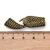 Brass Interlocking Clasps KK-D360-06AB-3