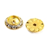 Brass Crystal Rhinestone Beads RB-F035-06C-G-1