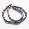 Non-magnetic Synthetic Hematite Beads Strands X-G-P218-19-03-3
