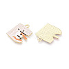 Alloy Enamel Pendants PALLOY-T093-17G-2