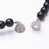 Natural Amethyst and Mixed Gemstone Beaded Necklaces NJEW-JN01753-03-4