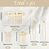 Iron Hair Sticks & Hair Combs OHAR-WH20008-06G-2
