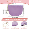 5Pcs 5 Colors Imitation Leather Coin Purse for Women ABAG-CP0001-03-2