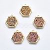 Druzy Resin Charms G-F551-A-2