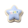 Lovely Opaque Resin Cabochons RESI-B012-06F-1