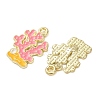 Ocean Alloy Enamel Pendants ENAM-B041-01I-3
