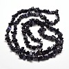 Synthetic  Blue Goldstone Chip Bead Strands X-G-M205-41-2