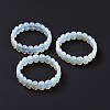 Opalite Oval Beaded Stretch Bracelet G-E010-01O-3
