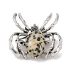Natural Dalmatian Jasper Brooches G-A224-01AS-05-1