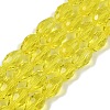 Transparent Glass Beads Strands EGLA-N013-T6mm-D26-1