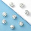Brass Rhinestone Beads RB-H041-20-6